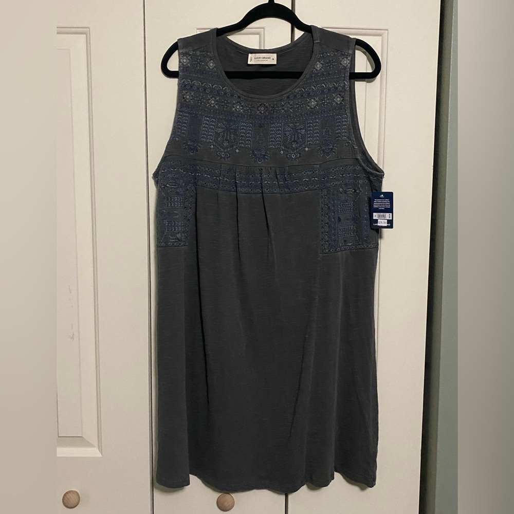 Lucky Brand Charcoal Dress Sz XL